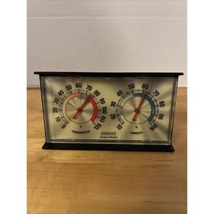 "Springfield"  MCM Vintage  Table Top "Comfort Monitor" Temp. & Humidity